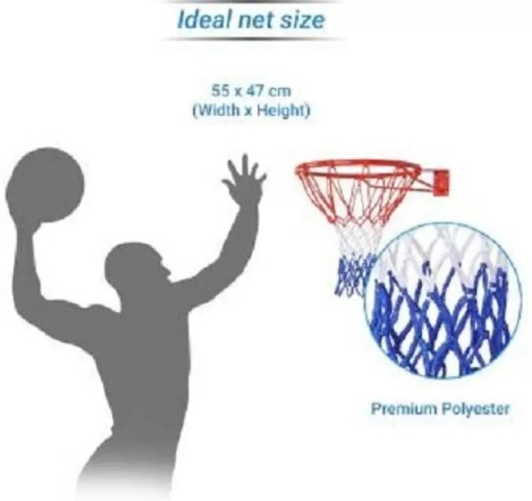 Supreme Basketball Net Silky (Rio) Practice Quality (Pack Of 1 Pair) - Image 2