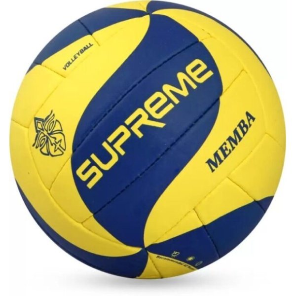 Supreme Volleyball (Memba) Size: 4  (Pack of 1, Yellow, Blue)