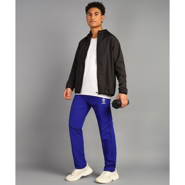 Memba (Husky) Men Royal Blue Sports Track Pants (Pack Of 1) - Image 2