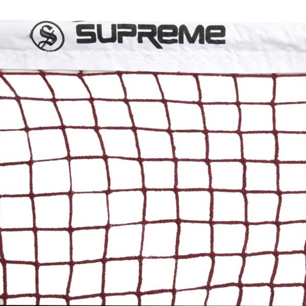 Supreme Badminton Net Cotton (York) Tetron Tape 4 Side Cotton Material Net (Pack Of 1) - Image 7