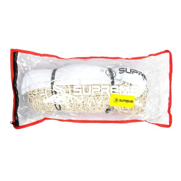 Supreme Volleyball Net Cotton (Ace) PVC Coated 4 Side Tape Net For Tournaments (Pack of 01)